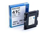 Ricoh 405762 Cyan Standard Yield Printer Ink Cartridge Original Single-pack