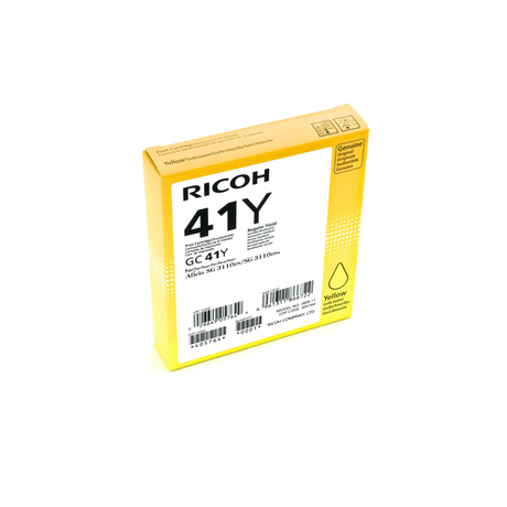 Ricoh 405764 Yellow Standard Yield Printer Ink Cartridge Original Single-pack