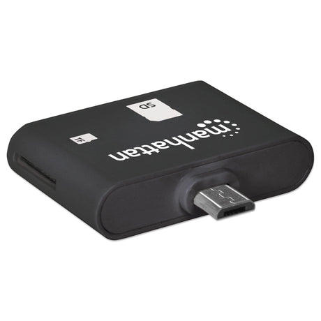 Manhattan Mobile OTG Card Reader/Writer 24-In-1 OTG Enabled Smartphone/Tablets 406208
