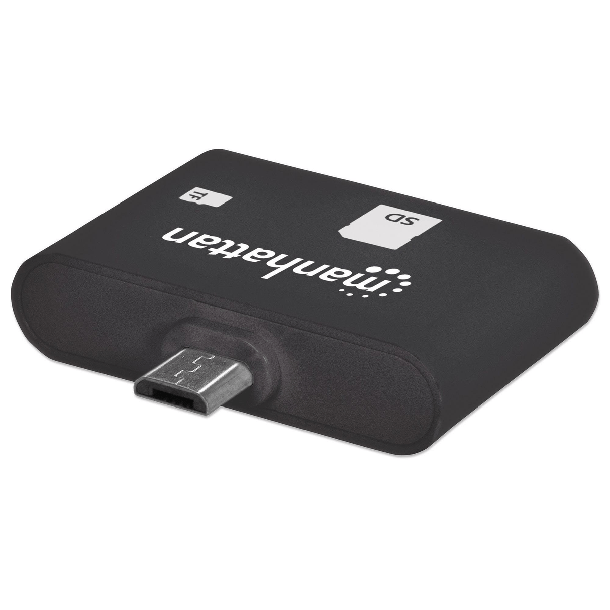 Manhattan Mobile OTG Card Reader/Writer 24-In-1 OTG Enabled Smartphone/Tablets 406208