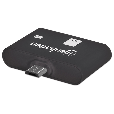 Manhattan Mobile OTG Card Reader/Writer 24-In-1 OTG Enabled Smartphone/Tablets 406208