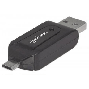 Manhattan Card Reader USB/Micro-USB Black 406215