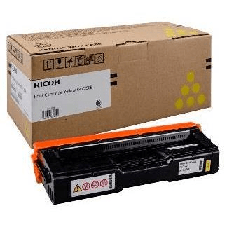 Ricoh Type 220 Yellow Toner Cartridge 1,600 Pages Original 407546 Single-pack