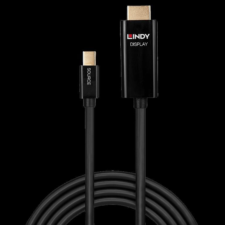 Lindy 2m Active Mini DisplayPort to HDMI Cable 40912