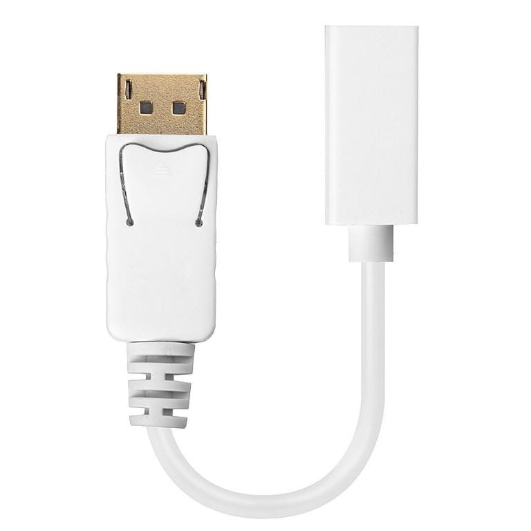 Lindy 15cm DisplayPort Male to Mini-DisplayPort Female Adapter Cable 41060