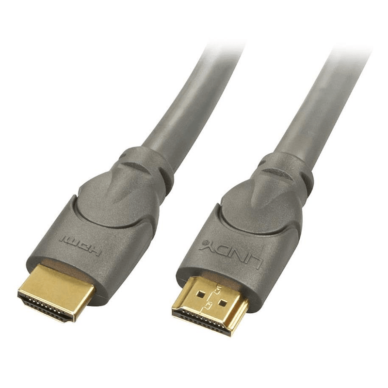 Lindy 10m HQ PREMIUM GOLD HDMI Cable Type A Standard Black 41116