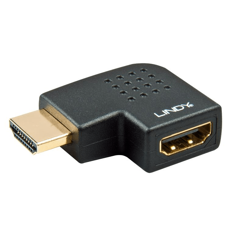 Lindy HDMI Adapter 90-Degree Left 41358