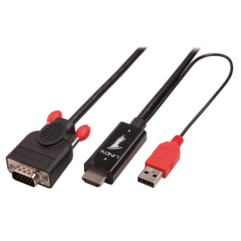Lindy 2m HDMI to VGA Cable 41456