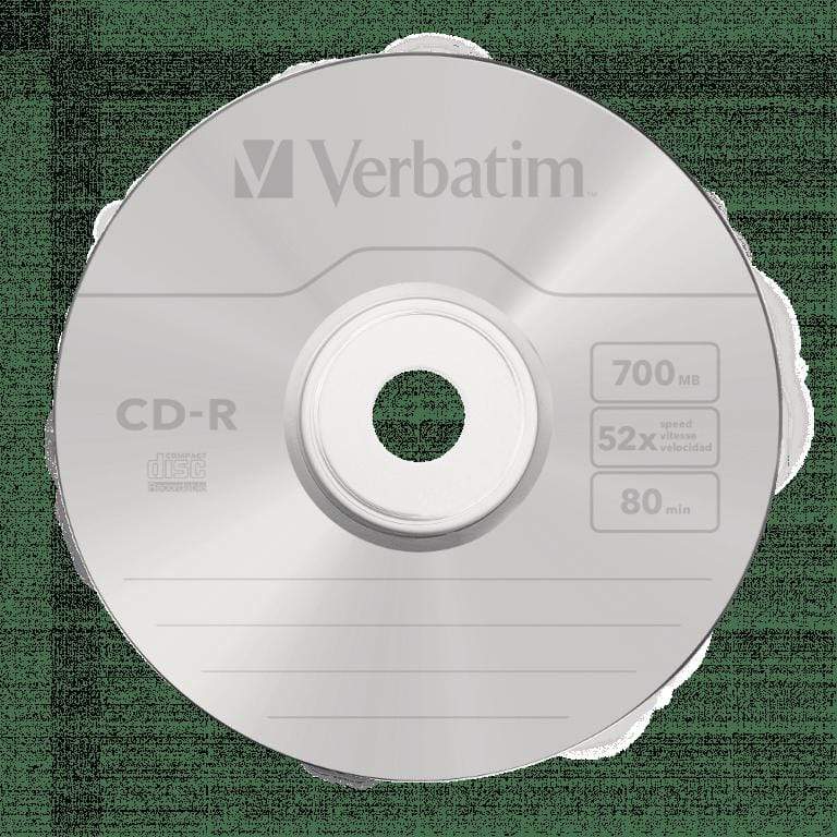 Verbatim 700MB 52x CD-R Crystal Spindle 25-pack 43352