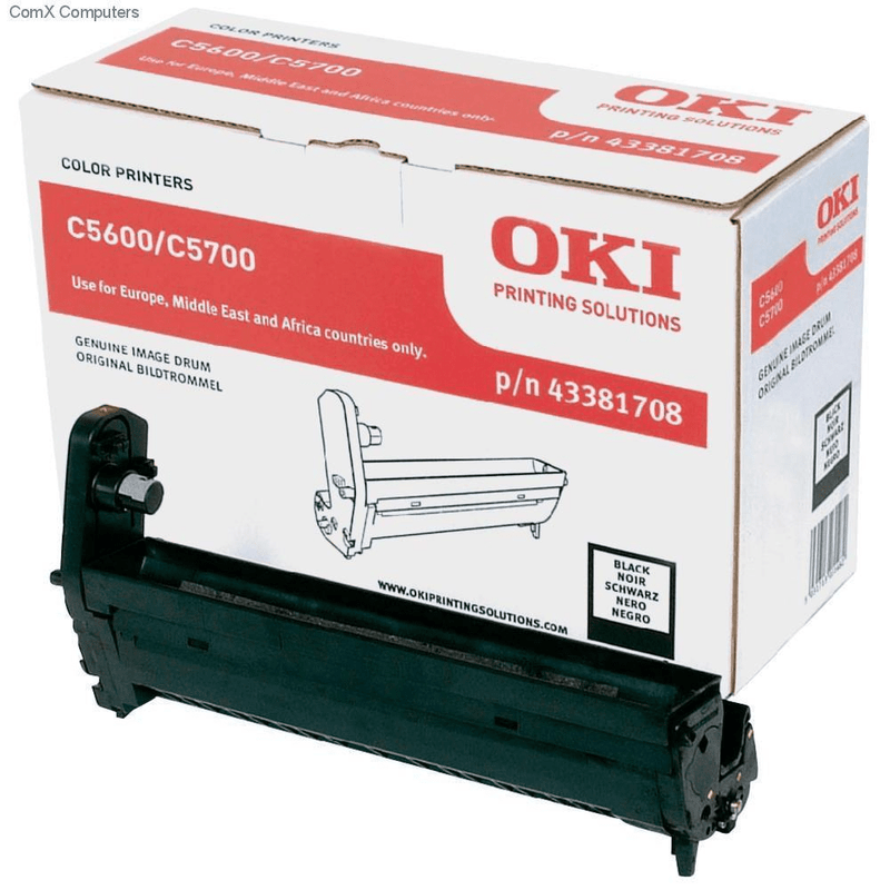 OKI 43381708 Black Image Printer Drum Original Single-pack