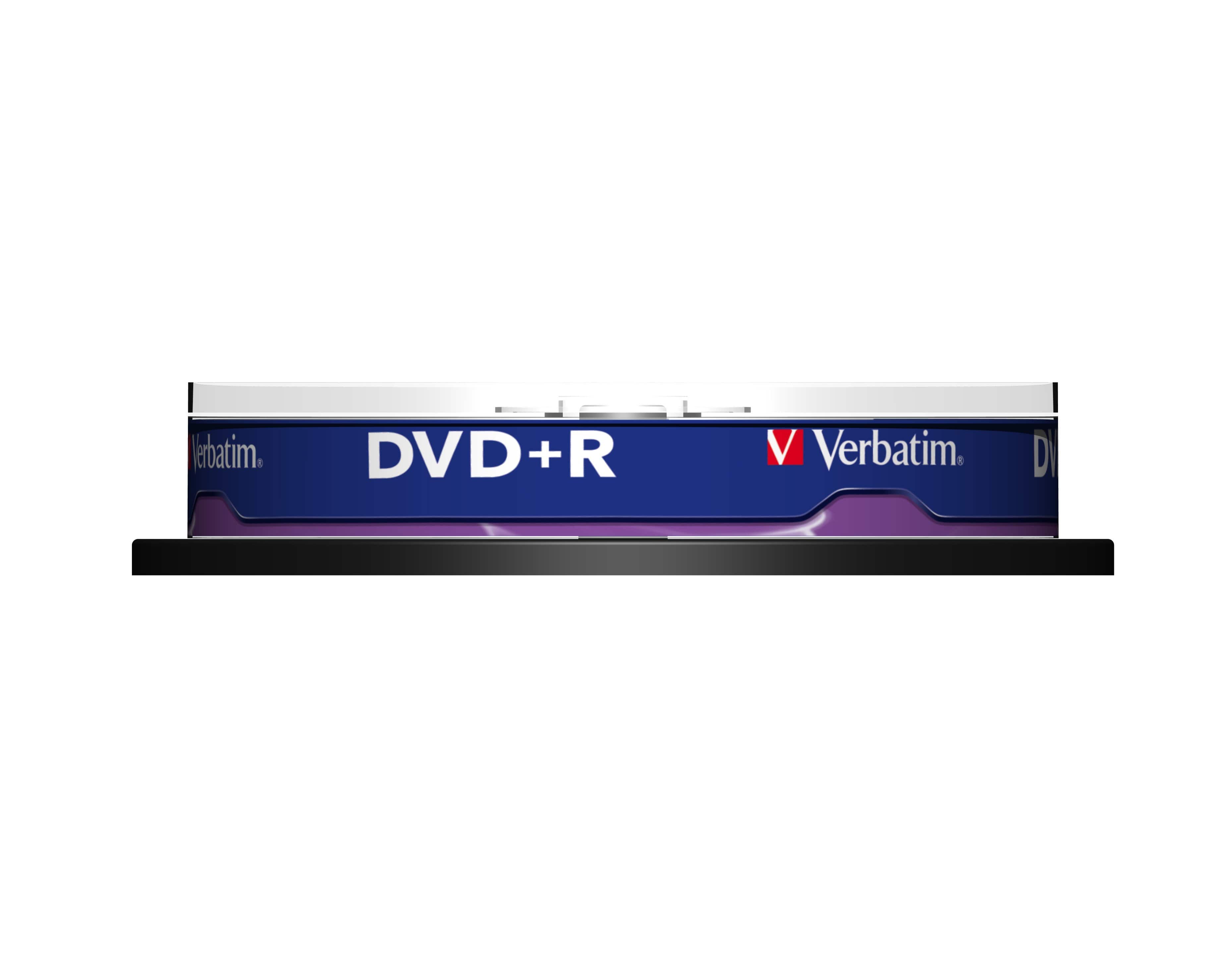 Verbatim DVD+R Matt Silver 4.7GB 10-pack – FirstShop