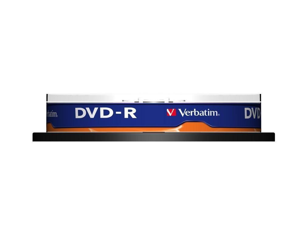 Verbatim 4.7GB DVD-R Matt Silver 10-Pack 43523 – FirstShop