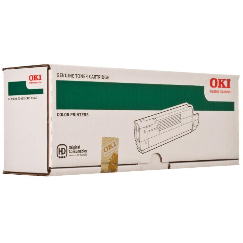 OKI 43865744 Black Toner Cartridge 8,000 Pages Original Single-pack