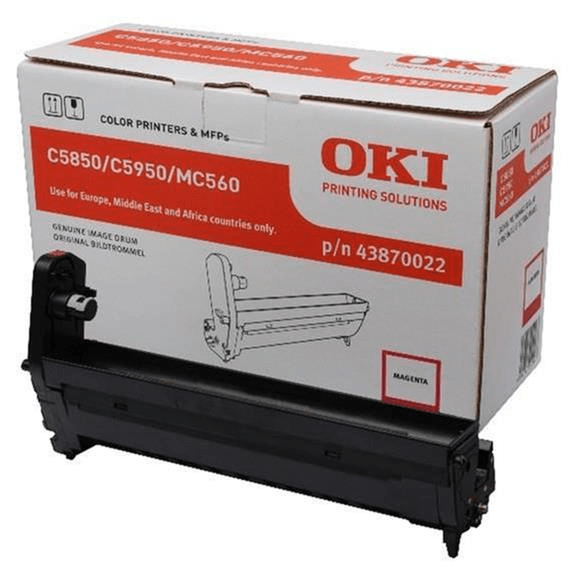OKI Magenta Image Drum for C5850 5950 Printer Original 43870022