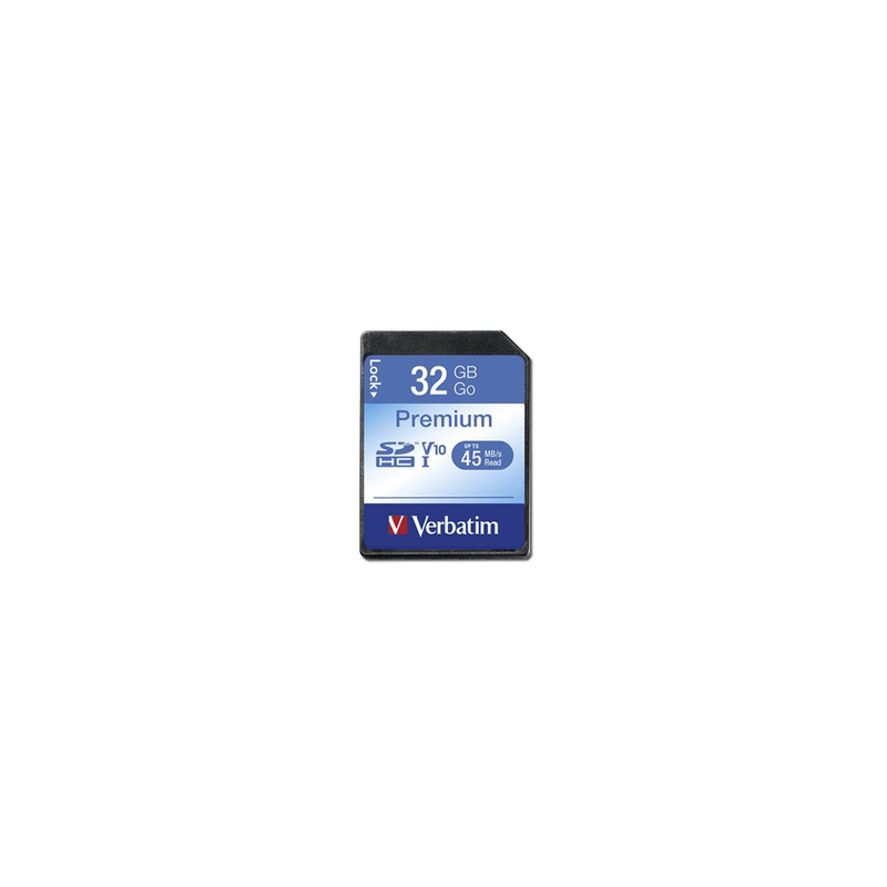Verbatim Premium Memory Card 32GB SDHC Class 10