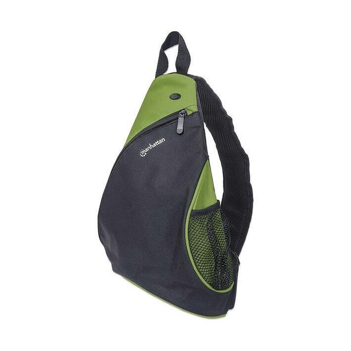 Manhattan Dashpack Backpack Black and Green Polyester 439848