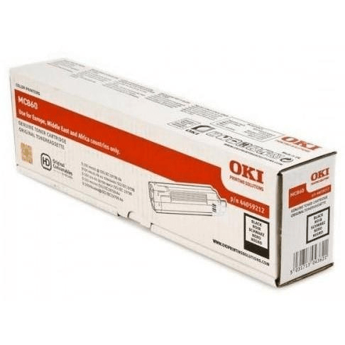 OKI 44059212 Black Toner Cartridge 9,500 Pages Original Single-pack