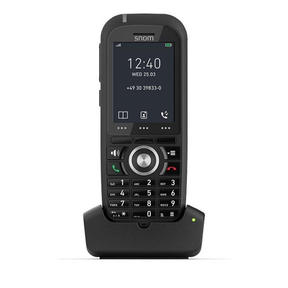 Snom M70 DECT Telephone Handset Caller ID Black Office SIP with Charging Base 4423