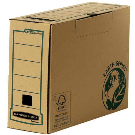 Fellowes Earth Series 100mm Foolscap Transfer File 4471801
