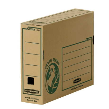 Fellowes 4-pack System Archive Box 80mm 44755