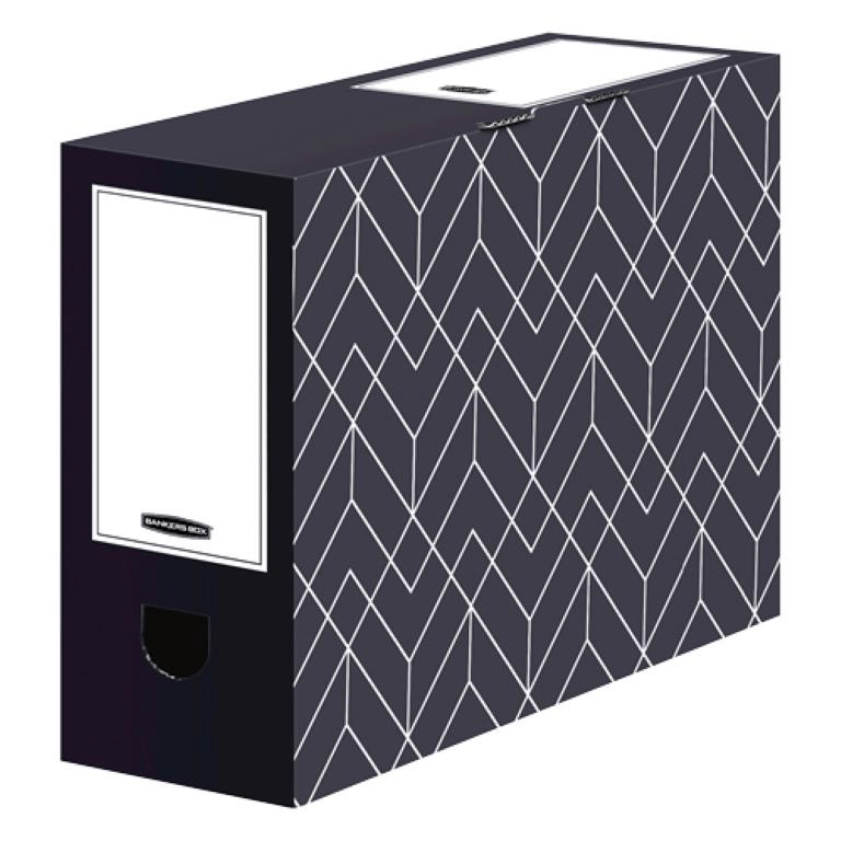 Fellowes Décor Transfer File 100mm Urban Midnight Blue 4482901