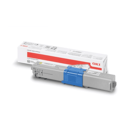 OKI MC332 Yellow Toner Cartridge 1500 Pages Original 44973533