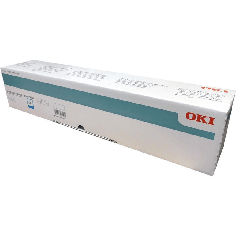 OKI 45536511 Cyan Toner Cartridge 38,000 Pages Original Single-pack