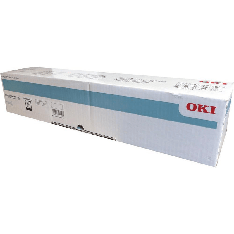 OKI 45536512 Black Toner Cartridge 38,000 Pages Original Single-pack