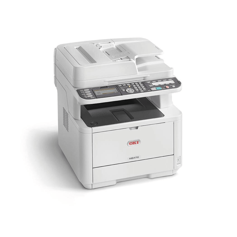 OKI MB472dnw A4 Multifunction Mono Laser Business Printer 45762102