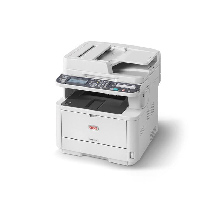 OKI MB472dnw A4 Multifunction Mono Laser Business Printer 45762102
