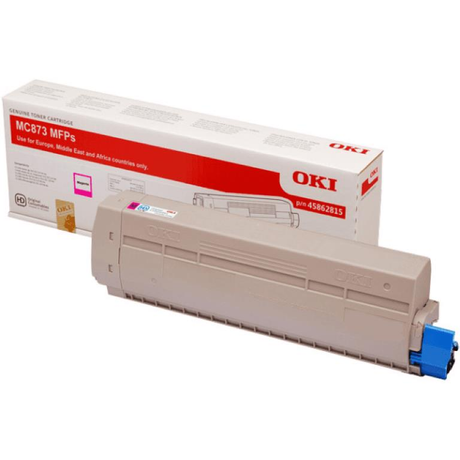 OKI MC883 Magenta Toner Cartridge 10,000 Pages Original 45862815
