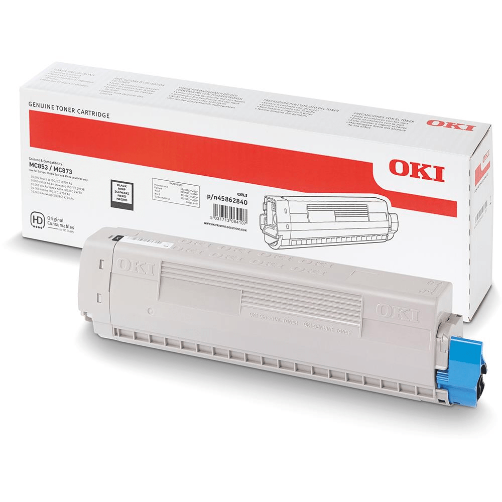 OKI 45862840 Black Toner Cartridge 7,000 pages Original Single-pack