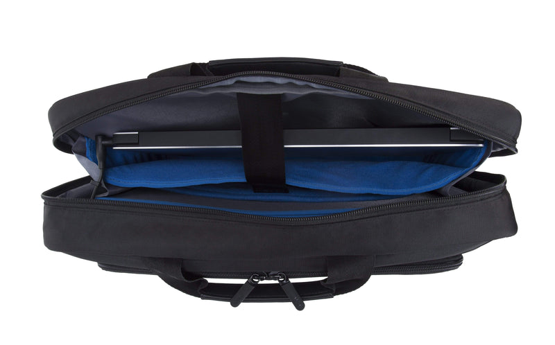 Dell J635V Notebook Case 14-inch Messenger Case Black and Blue 460-BCBF