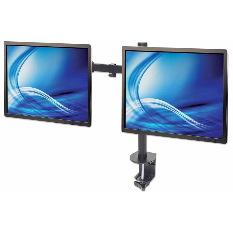 Manhattan Universal Dual Monitor Mount with Double-Link Swing Arms 461528