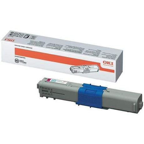 OKI 46490406 Magenta Toner Cartridge 1,500 Pages Original Single-pack