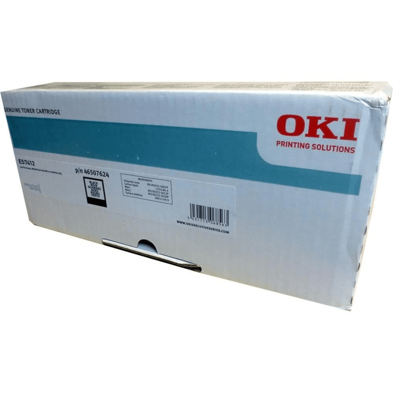 OKI 46507624 Black Toner Cartridge 11,000 Pages Original Single-pack