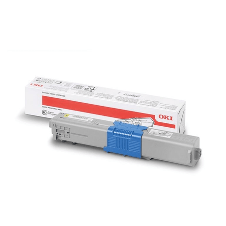 OKI 46508709 Yellow Toner Cartridge 3,000 Pages Original Single-pack
