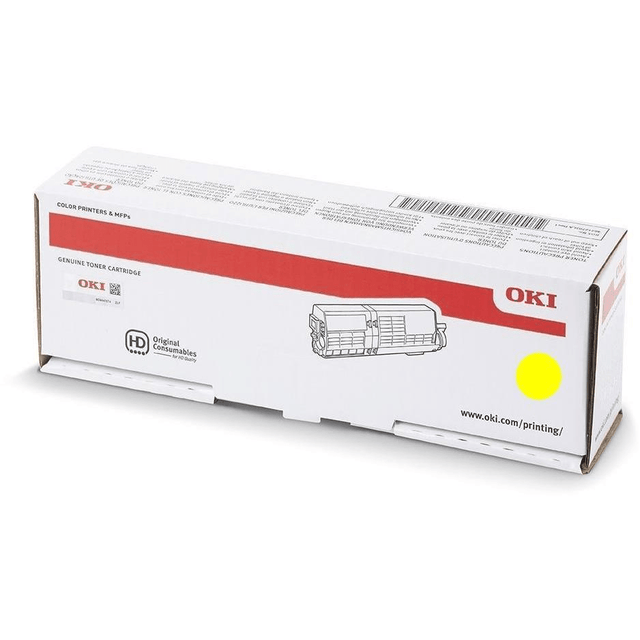 OKI 46564701 Yellow Toner Cartridge 33,600 Pages Original Single-pack