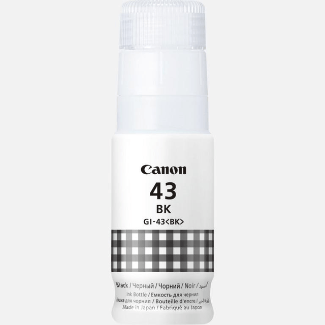 Canon GI-43BK Black Cartridge PIXMA G640 G540 60ml 4698C001
