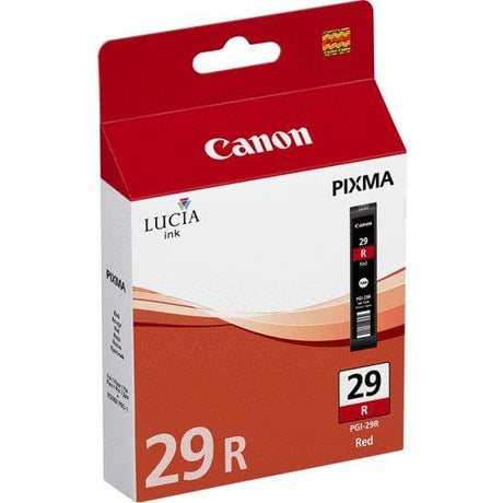 Canon PGI-29R Red Printer Ink Cartridge Original 4878B001 Single-pack