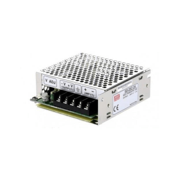 Mean Well 25W Single Output DC to DC Converter 48DC24DC-25