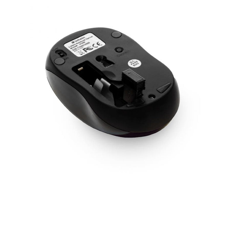 Verbatim Go Nano RF Wireless 1600dpi Ambidextrous Mouse 49042