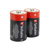Verbatim D Alkaline Batteries 2-pack 49923
