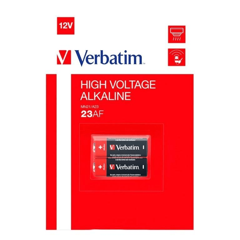 Verbatim 2-pack 23AE 12V Batteries 49939