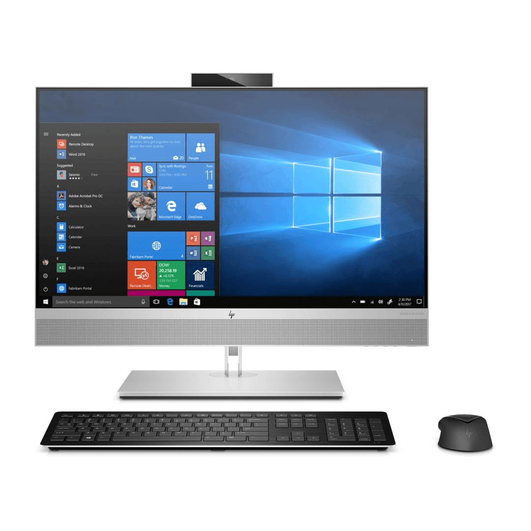 HP EliteOne 800 G6 27-inch QHD All-in-One PC - Intel Core i7-10700 512GB SSD 16GB RAM Windows 11 Pro 4H6B7EA