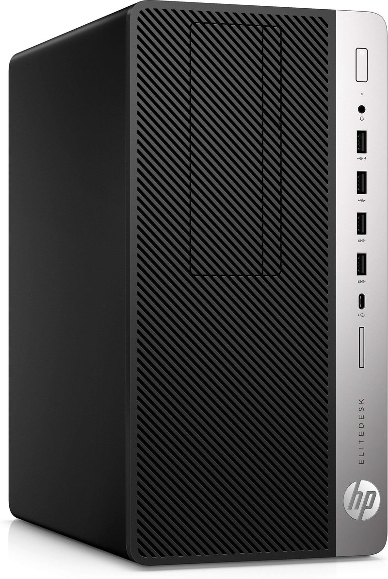 HP EliteDesk 705 G4 AMD Ryzen 5 2400G 8GB RAM 1TB HDD Micro Tower PC Black,Silver Windows 10 Pro 4HN11EA