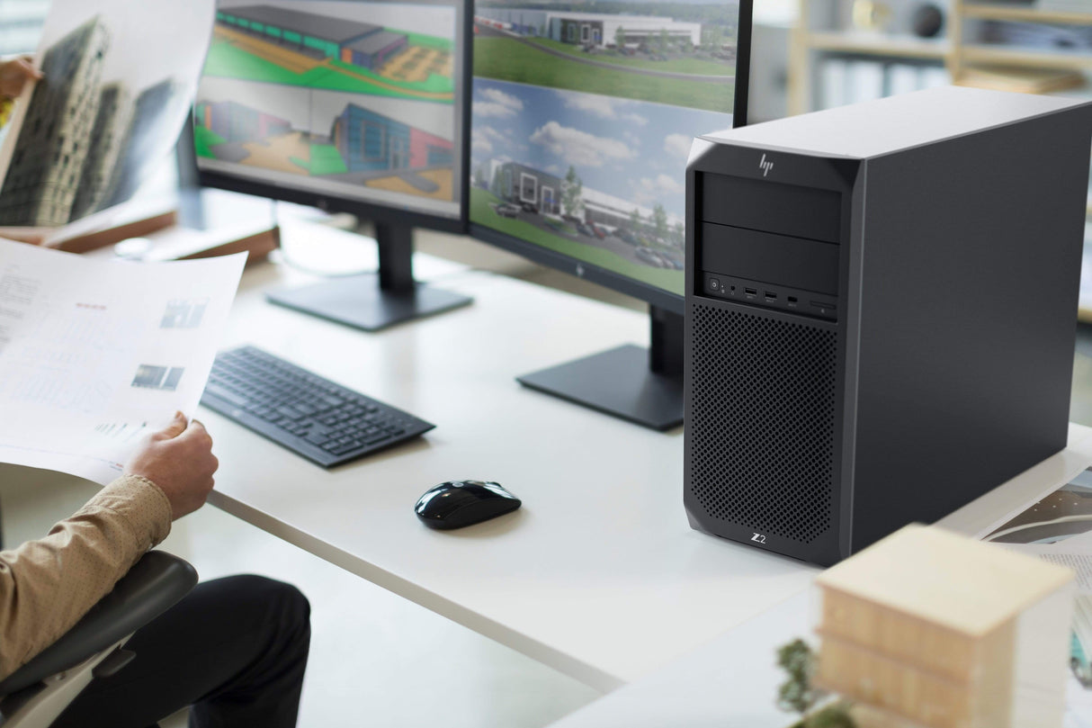 HP Z2 G4 Intel Core i7-8700 16GB RAM 512GB SSD Mini Workstation PC Black Windows 10 Pro 4RX02EA