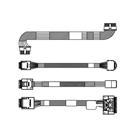 Lenovo ThinkSystem SR630 v2 4 x 3.5-inch Backplane Cable Kit 4X97A59791