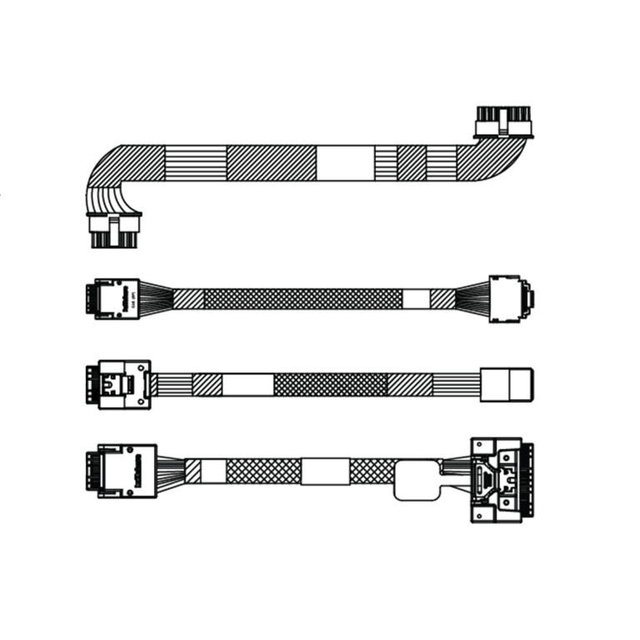 Lenovo ThinkSystem SR630 v2 4 x 3.5-inch Backplane Cable Kit 4X97A59791