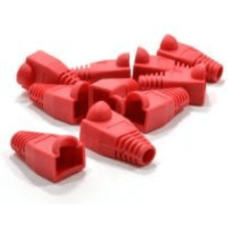 Acconet 50-pack RJ45 Connector Boots Red 5-B-R50